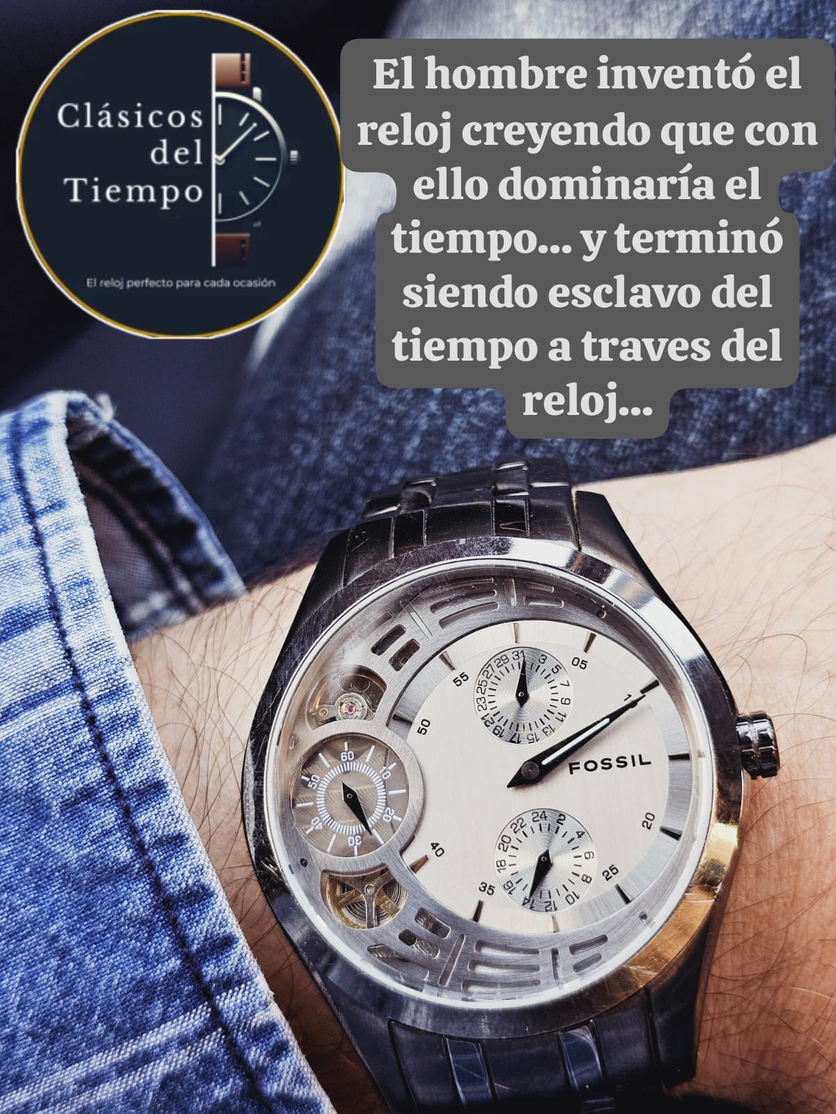 Relojes clásicos y modernos